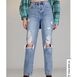 pacsun eco dad jeans